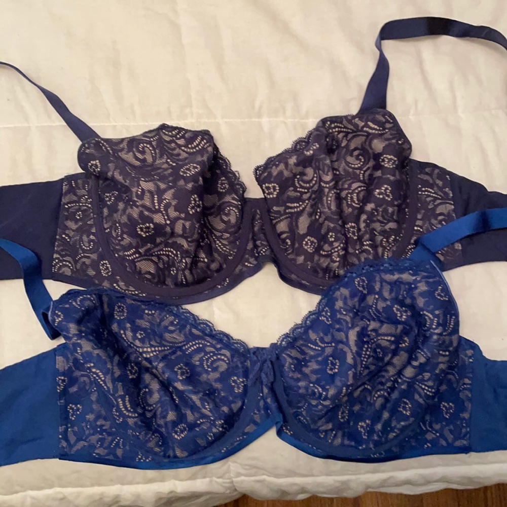Two used Soma Enticing Lift Full Coverage bras 34ddd